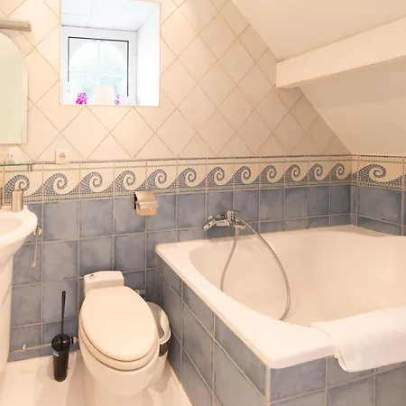 Ferienhaus Plushy In With Bubble Bath Pool Spa